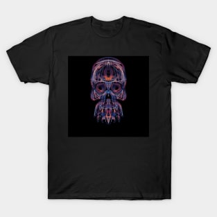 Electroluminated Skull - Synthwave 2 T-Shirt